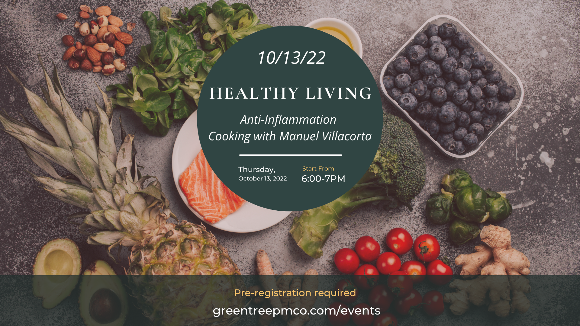 Healthy Living: Cook + Learn How to Reduce Inflammation Through Your Diet (Replay) Event Image