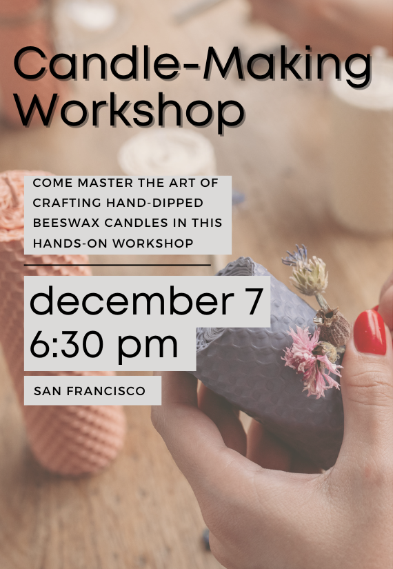 The Art of Candle-Making Workshop Event Image